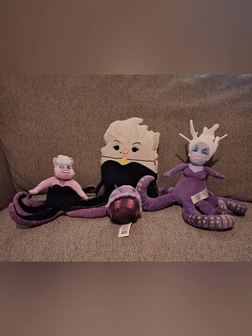 Disney The Little Mermaid Ursula Plush Lot Morganna
